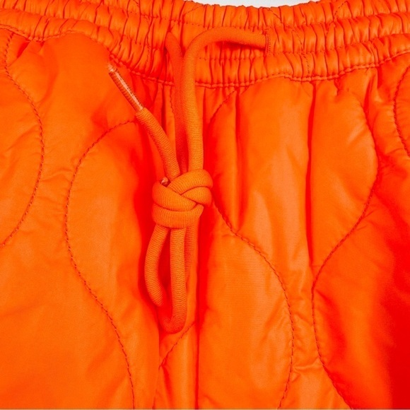 Mifland Quilted Shorts LE Bright Orange - Size XS - NWOT - Picture 6 of 12